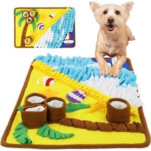 Snuffle Mat for Dogs Polar Fleece Pet Feeding Mats Puzzle Toys, 1PC
